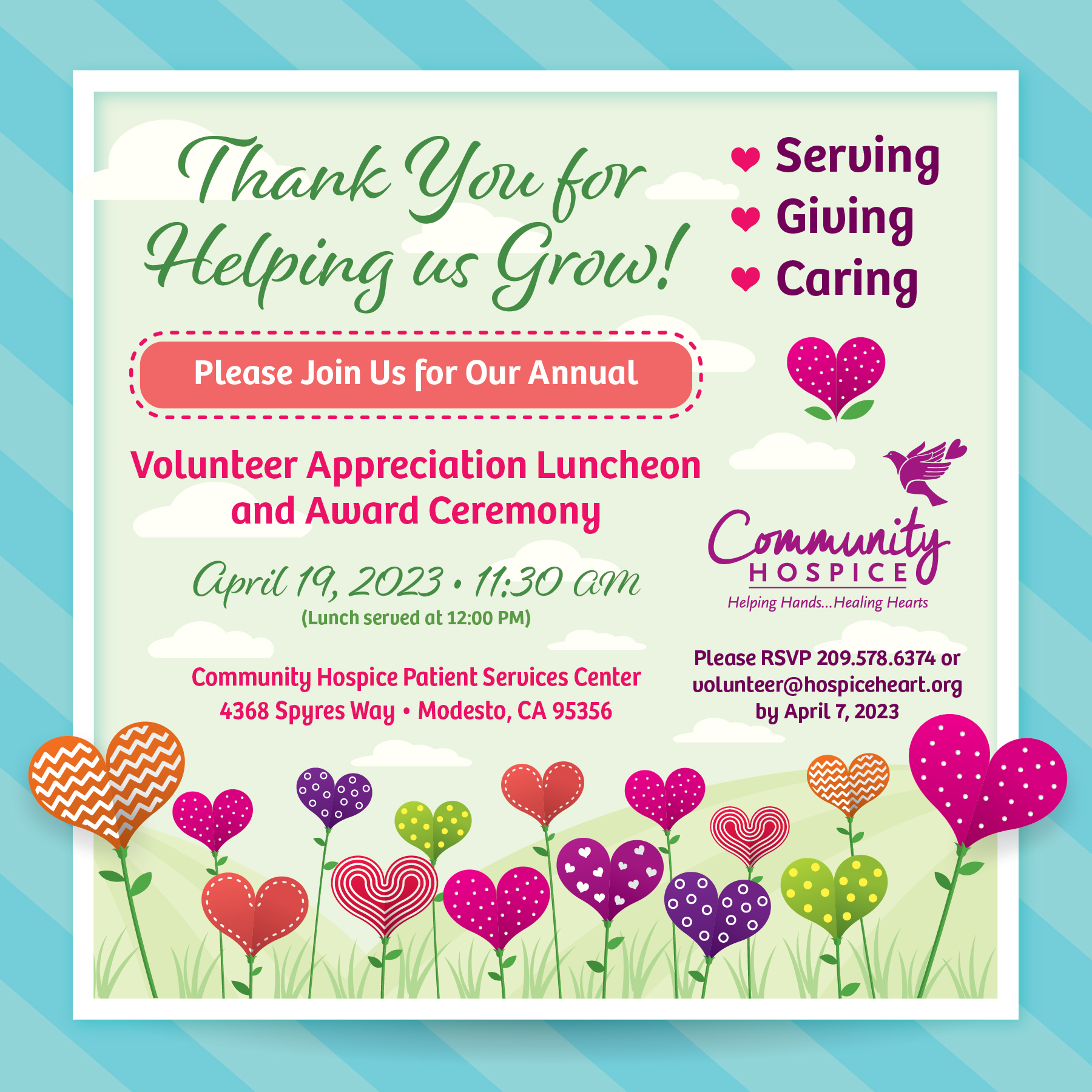 Volunteer Appreciation Hope Chest Thrift Store