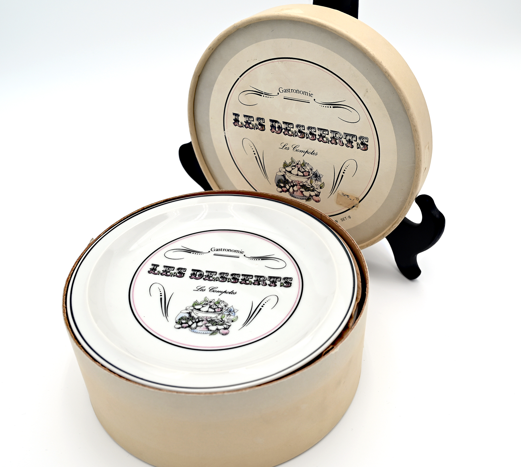 Gastronomic Les Compotes Les Dessert Plates Hope Chest Thrift Store