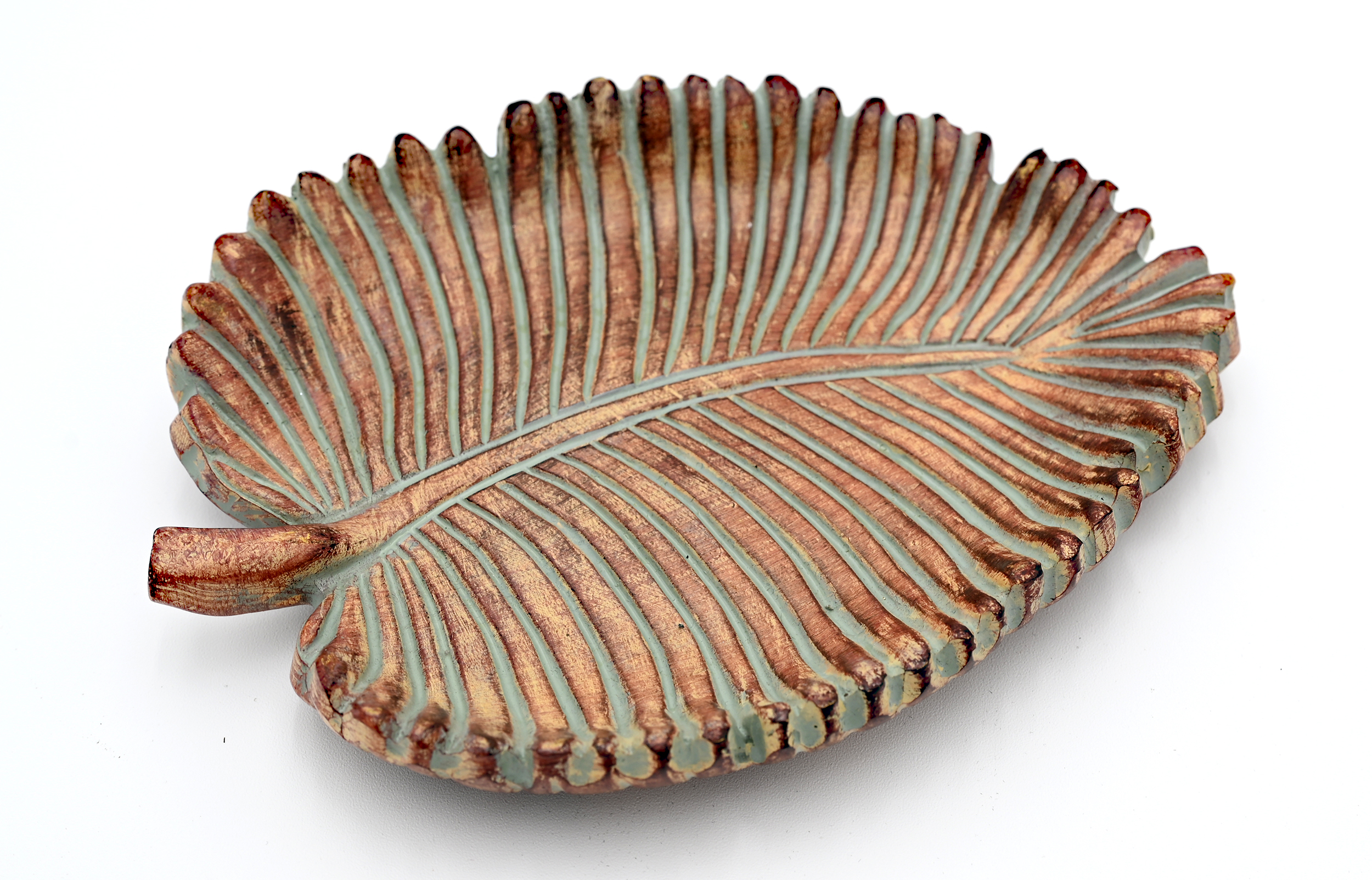 PartyLite Sculpted Leaf Pillar Holder Hope Chest Thrift Store